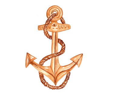 Suluboya el çapa boyalı