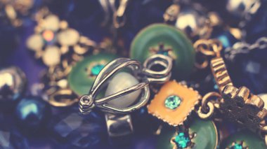 Özel bir mücevher seti, kaliteli bir resim.