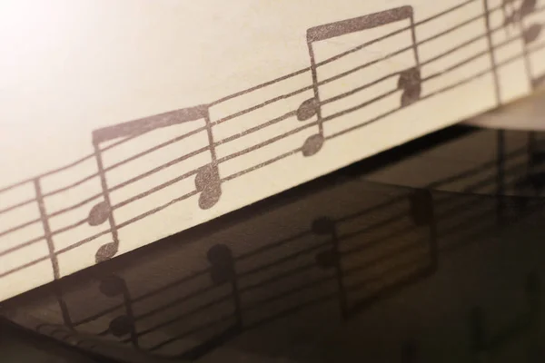 Gitaar Muziek Vel Dichtbij Onderwijs Retro Object — Stockfoto