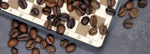 Zbliżenie Ziarna Kawy Arabski Napój Naturalny Makro — Zdjęcie stockowe