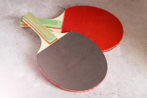 Raquetes Tênis Mesa Instalações Esportivas Luz Solar Imagens De Bancos De Imagens Sem Royalties