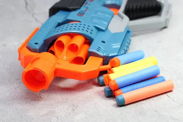 Arma de brinquedo para dardos de armas Nerf, metralhadora automática