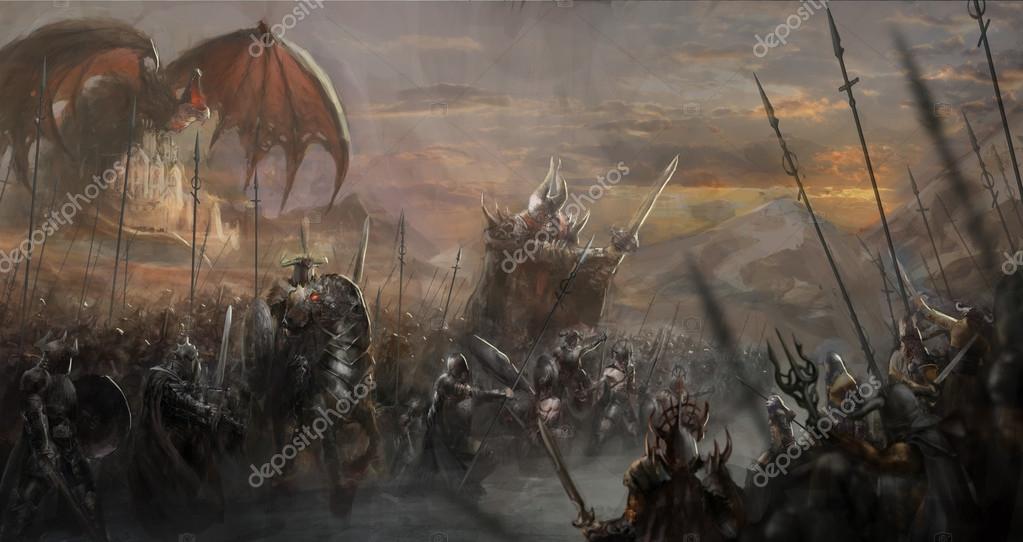 General Leading His Army In Front Fortress Stock Photo By C Vukkostic91 General Leading His Army In Front Fortress Stock Photo By C Vukkostic91