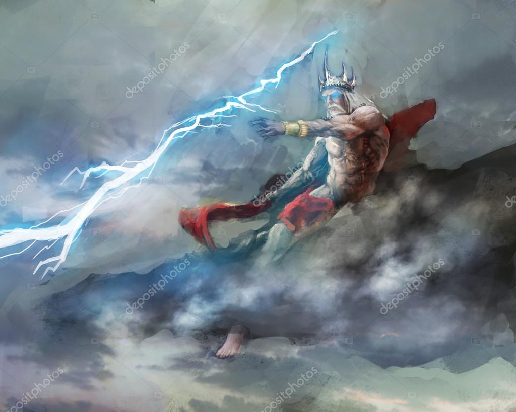 Zeus Greek God Wallpaper Zeus King Of Greek Gods Stock Photo C Vukkostic91