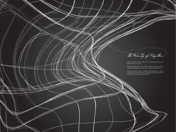 3D tel çerçeve kontur girdap