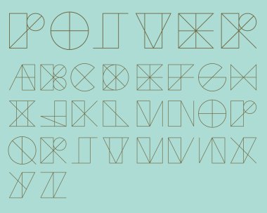 Şekil Kılavuzu yazı tipi