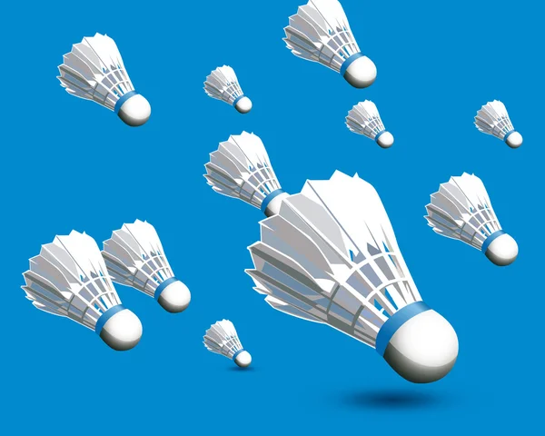 Badminton topu gerçekçi