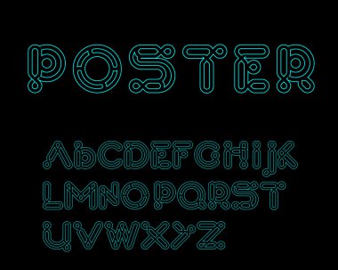 Infinity labirent yazı tipi