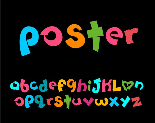 3D stilize oynak alfabesi