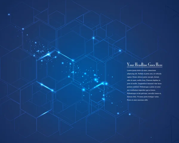 Teknoloji hücre tasarım şablonu zoom