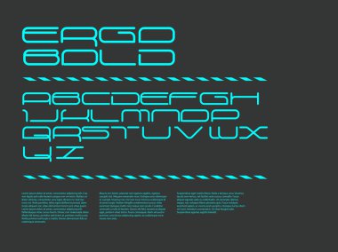 Ergo yazı tipi - kalın