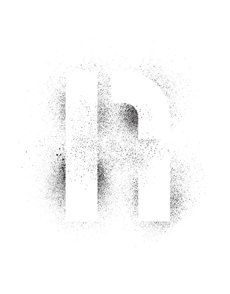 Алфавіту колекції трафаретів гранж — стоковий вектор