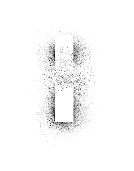 Grunge alphabet de pochoir — Image vectorielle