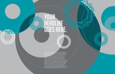 Kentsel yuvarlak tasarım şablonu