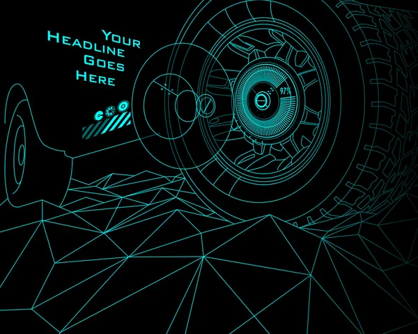 Dayanıklılık hız lastik tasarım şablonu