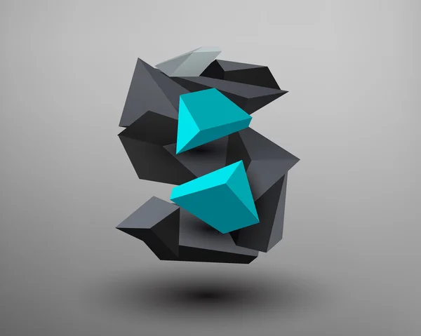 Police 3D Prism — Image vectorielle