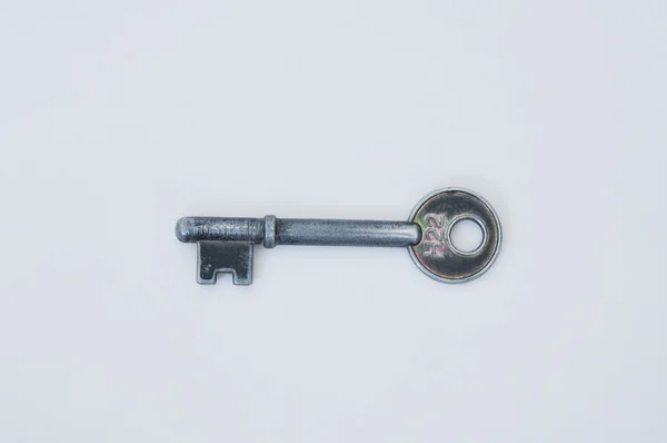 Single metal key — Stock Photo, Image