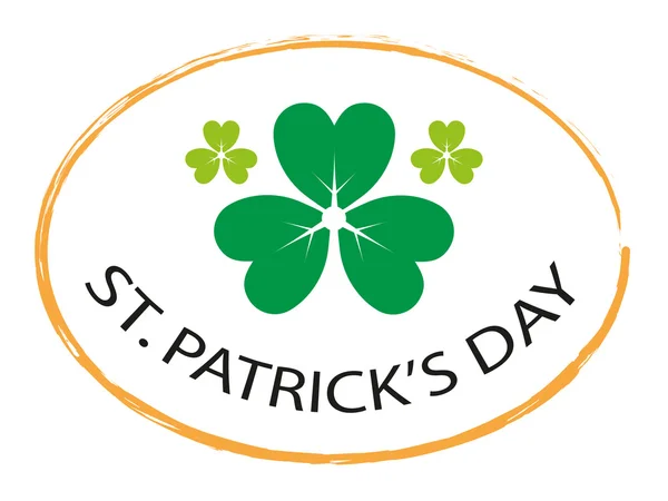 St Patricks Day stempel styl symbol 2 — Wektor stockowy