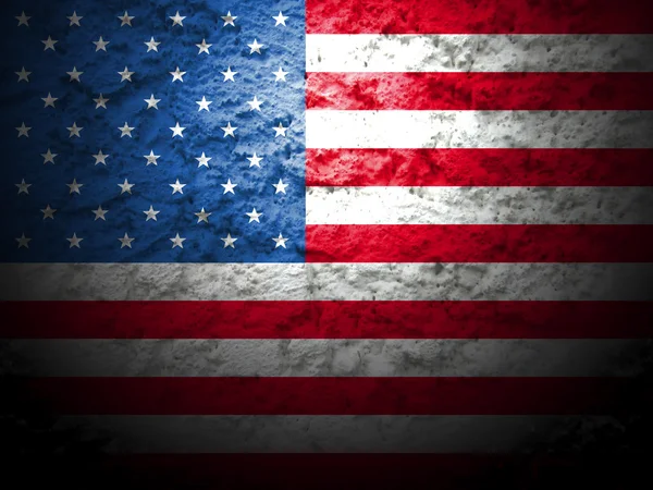 Amerikanska flaggan grunge stil bakgrund 3 — Stockfoto