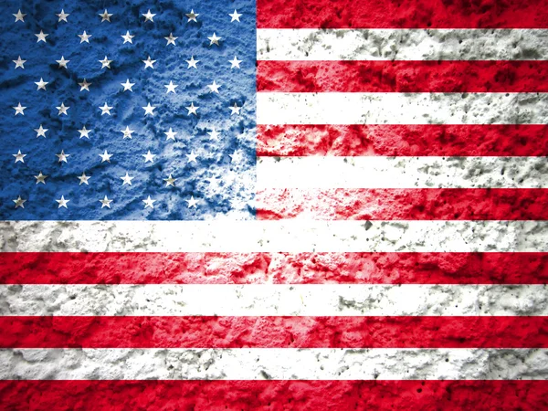 Bandeira americana grunge estilo fundo 2 — Fotografia de Stock