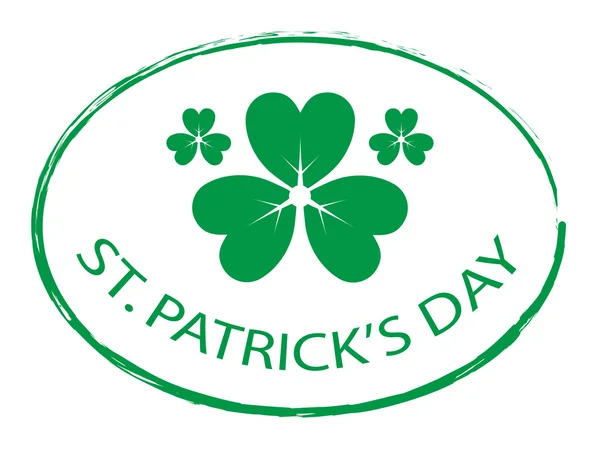 St Patricks Day stempel styl symbol 1 — Wektor stockowy