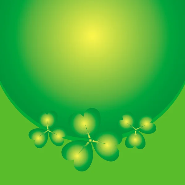 Зеленый фон клевера 1 — стоковый вектор
