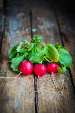 Turp rustik ahşap zemin üzerine