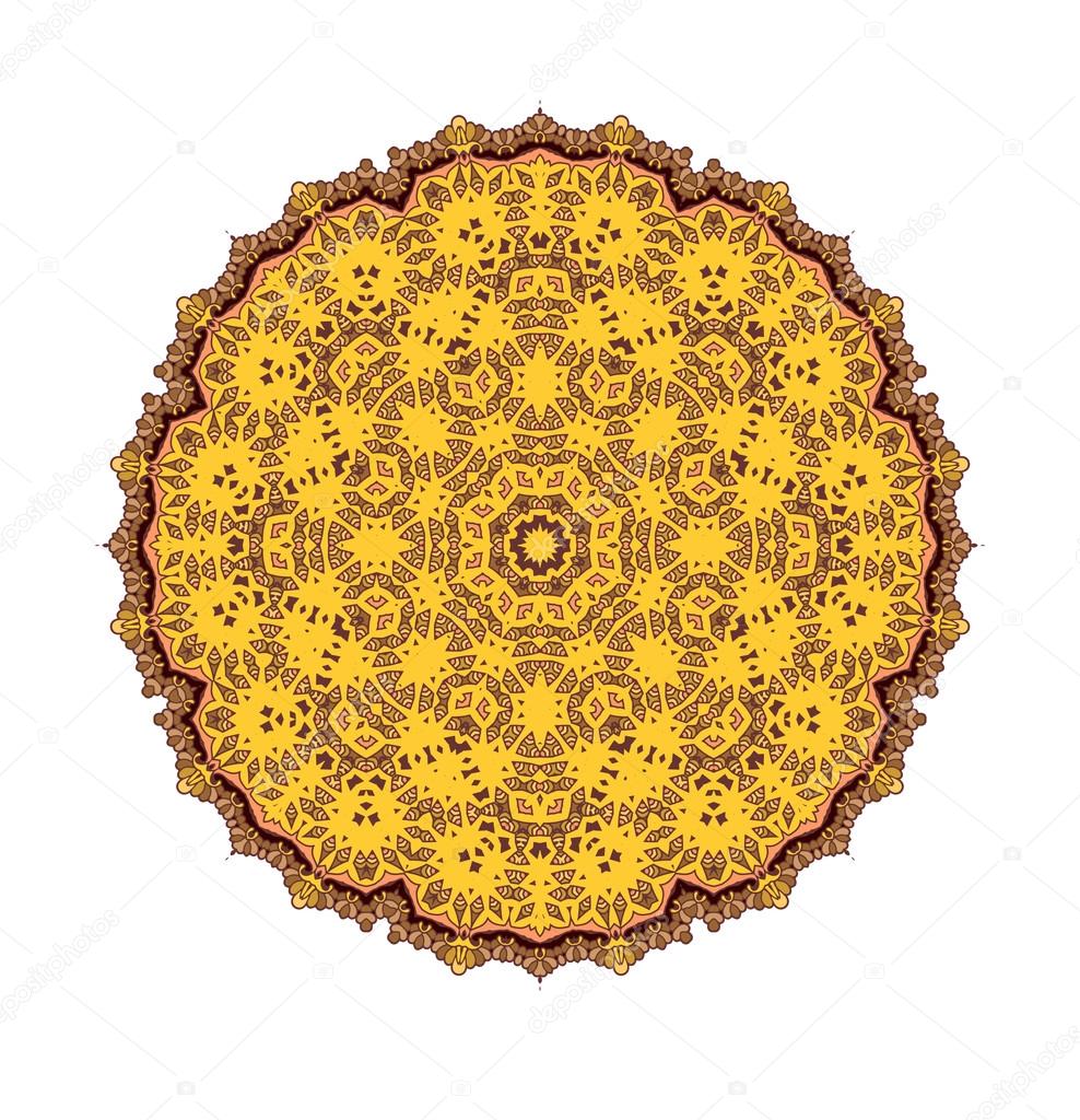 Mandala. Round ornament patter