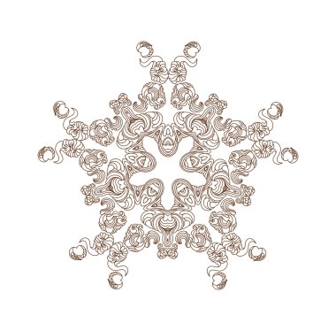 Yuvarlak geometrik süsleme