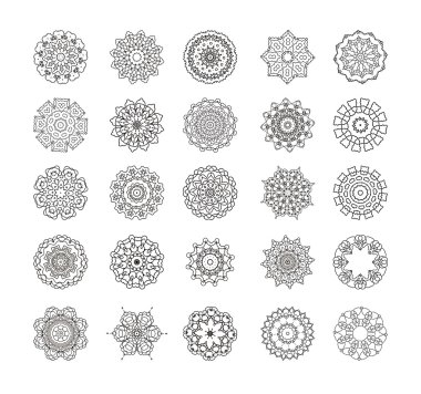 yuvarlak süsler ayarla