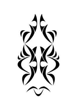 Afrika maskesi ile logo.