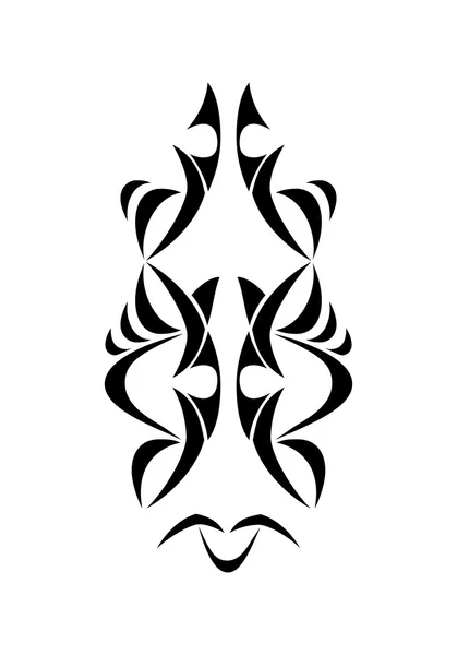 Logo con máscara africana . — Archivo Imágenes Vectoriales