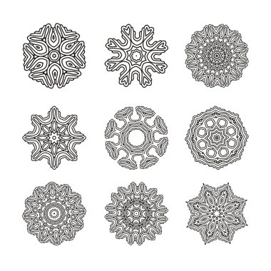 Mandala sanat küme.