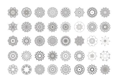 Mandala yuvarlak süsleme