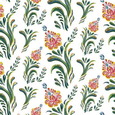 Çiçek arkaplan ile soyut zarafet kusursuz desen. 