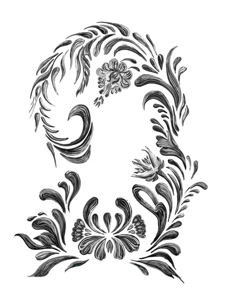 Motif floral abstrait . — Image vectorielle