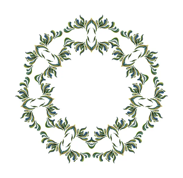 Ukrainian vector wreath — Stock Vector