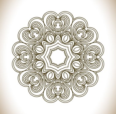  dairesel bir desen seti