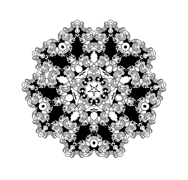 Mandala. Ornamento redondo . —  Vetores de Stock