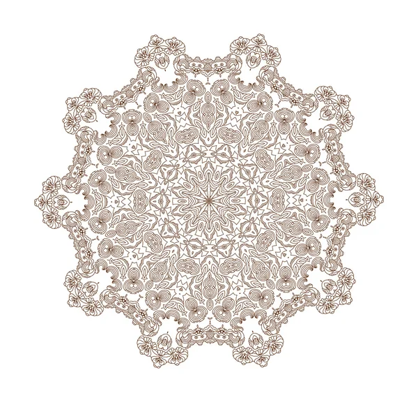 Mandala. Ornement rond . — Image vectorielle