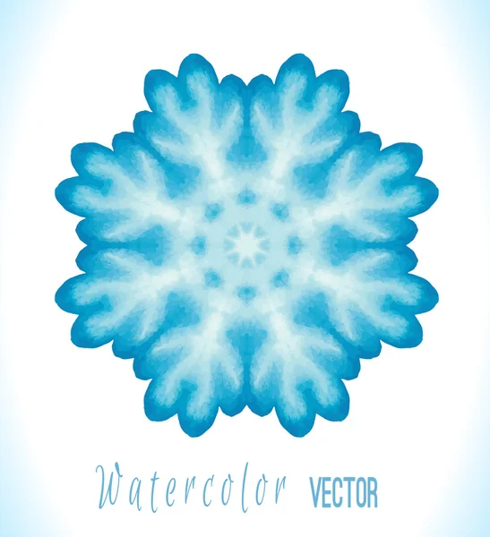 Flocos de neve, fractais arte — Vetor de Stock