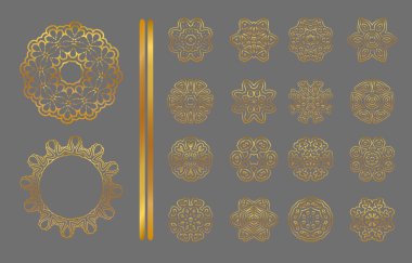 Geleneksel altın dekor.