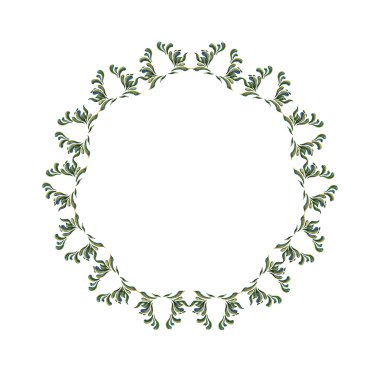 Ukraynalı sanat çelenk.