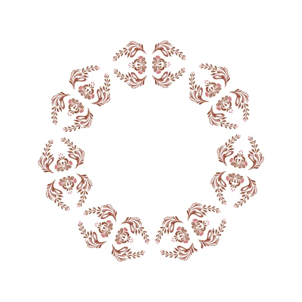 Beyaz bir arka plan üzerinde Ukraynalı süsleme. 