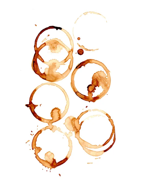 Coffee stain set — Stock Photo, Image