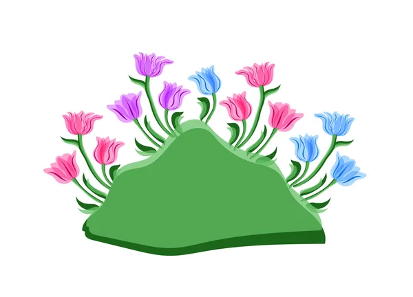 Tulpaner blommor set — Stockfoto