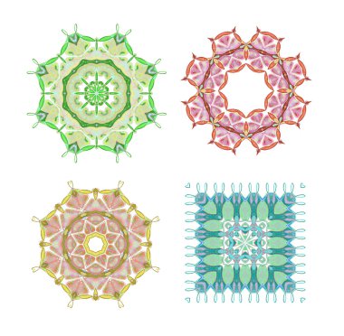 Mandala. Elle çizilmiş arka plan