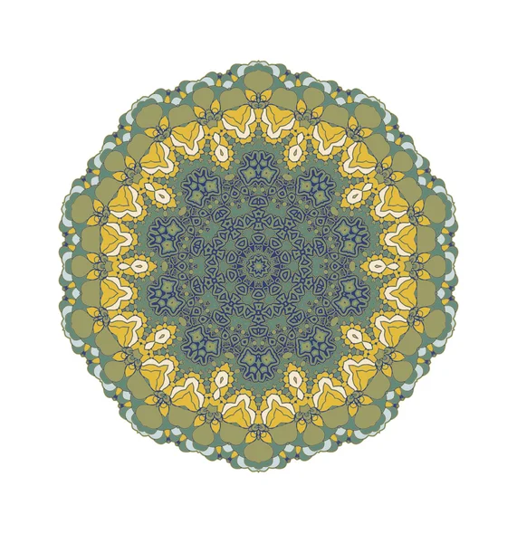 Soyut yeşil mandala 