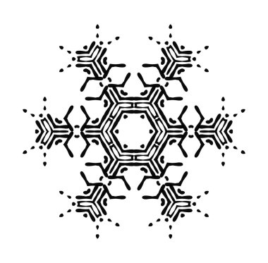 Mandala yuvarlak süsleme