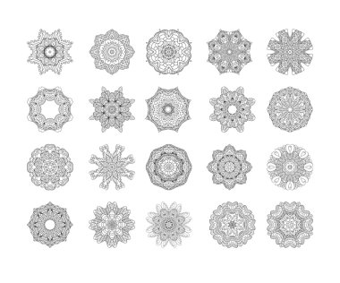 Daire vektör süsleme çerçeve